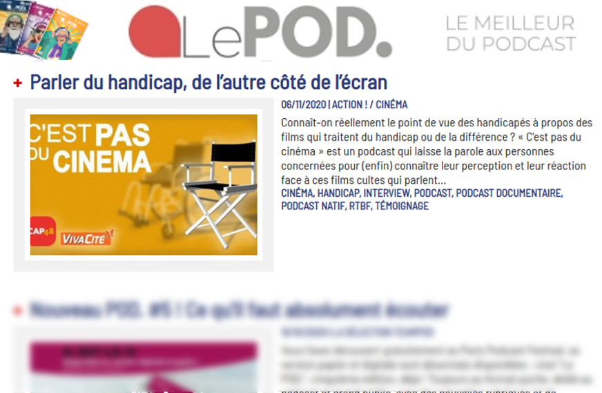 On est dans lePOD.fr la revue française en ligne du PODCAST !
