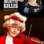 Juliette Gillis, comédienne, actrice. Mozart vs Mozart. Spectacle d’humour musical.