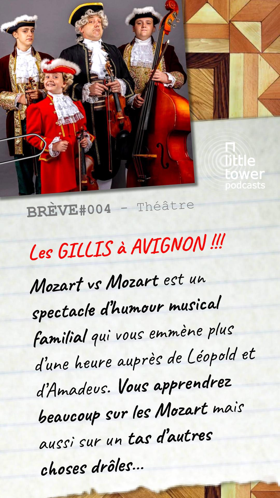 Mozart vs Mozart, cabaret spectacle musical part à Avignon